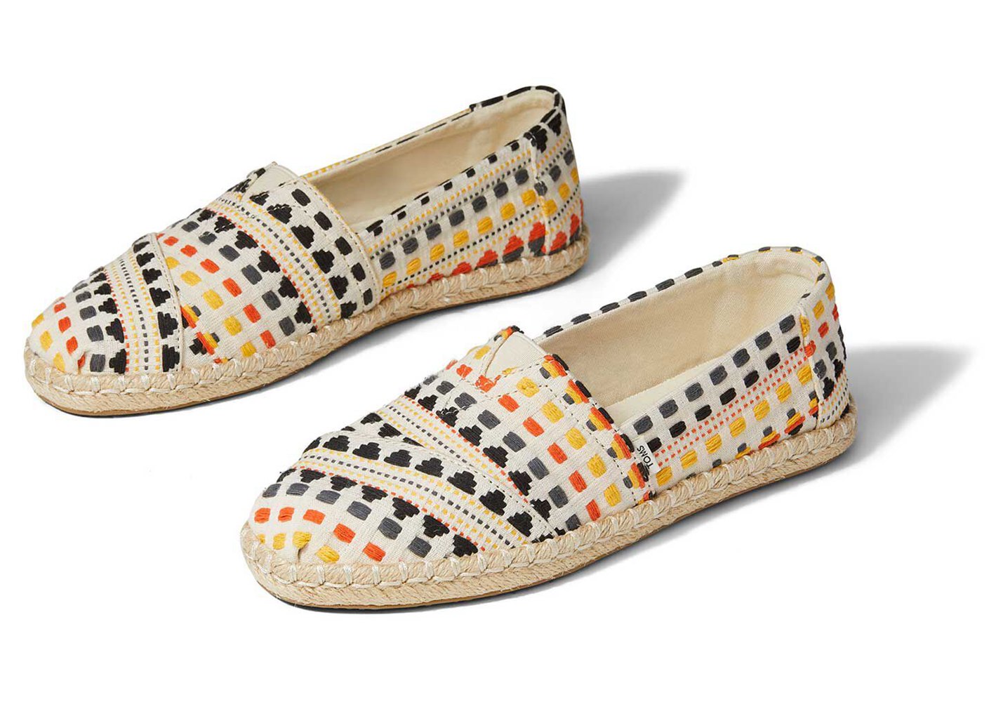 Toms Espadryle Damskie Beżowe - Alpargata Global Rope - 01ZXNCGFA